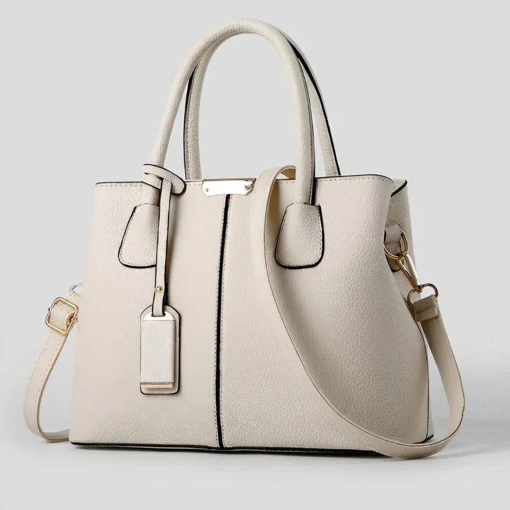 Structured Top-Handle Shoulder Bag