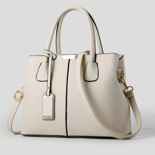 Structured Top-Handle Shoulder Bag