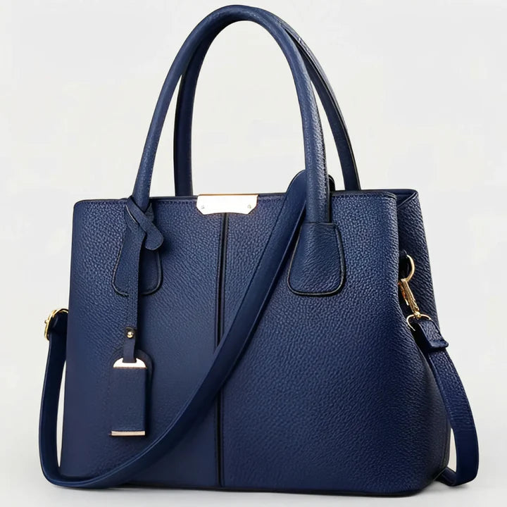 Structured Top-Handle Shoulder Bag