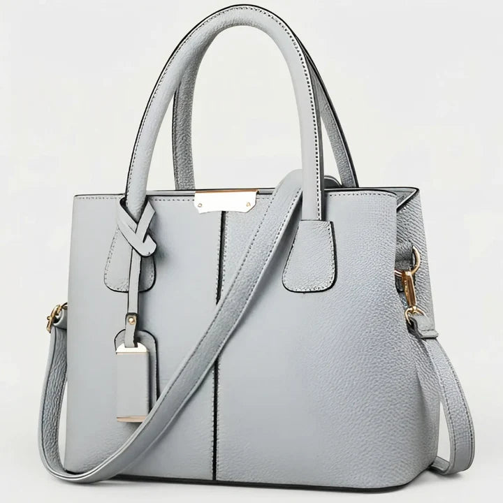 Structured Top-Handle Shoulder Bag